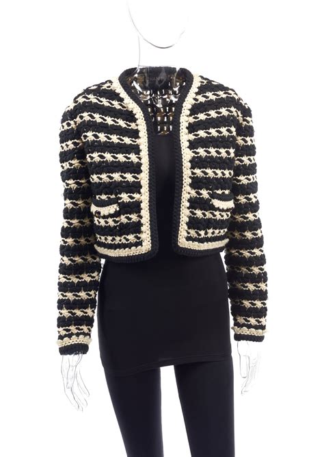 chanel jacket size 50|chanel jacket black and white.